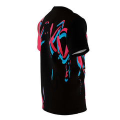 Tori - Trippy watermelon - Neko skater anime girl Unisex AOP Cut & Sew T-shirt